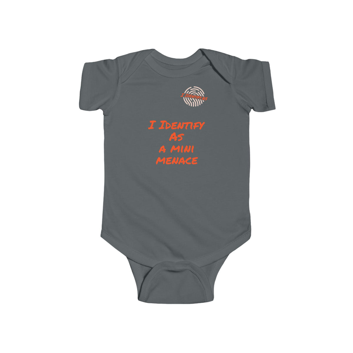 I Identify As A Mini Menace – Funny Baby Grow | Gift Idea