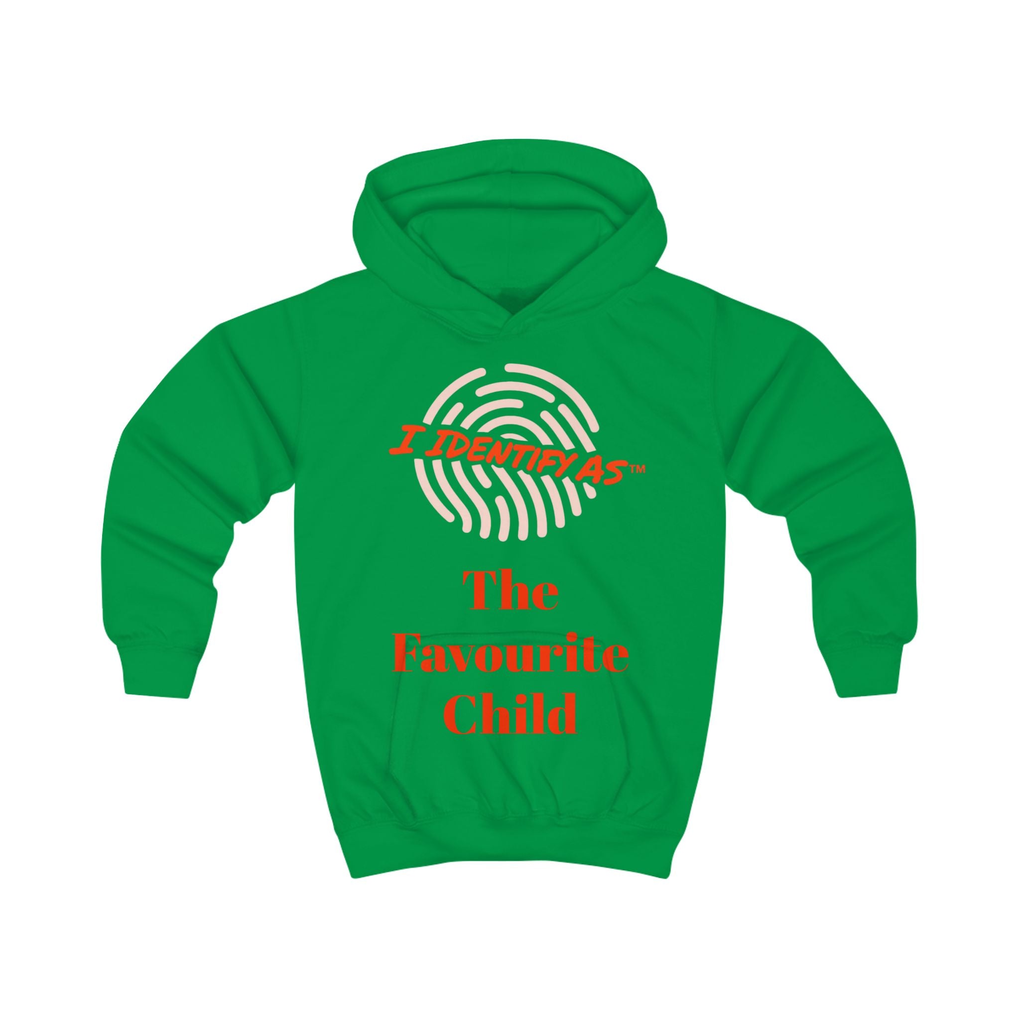 Kids Hoodie — "I IDENTIFY AS The Favourite Child" Funny Kids Pullover