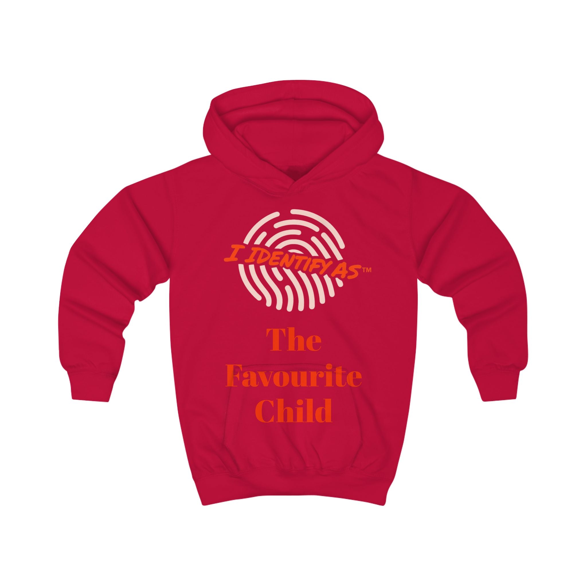 Kids Hoodie — "I IDENTIFY AS The Favourite Child" Funny Kids Pullover