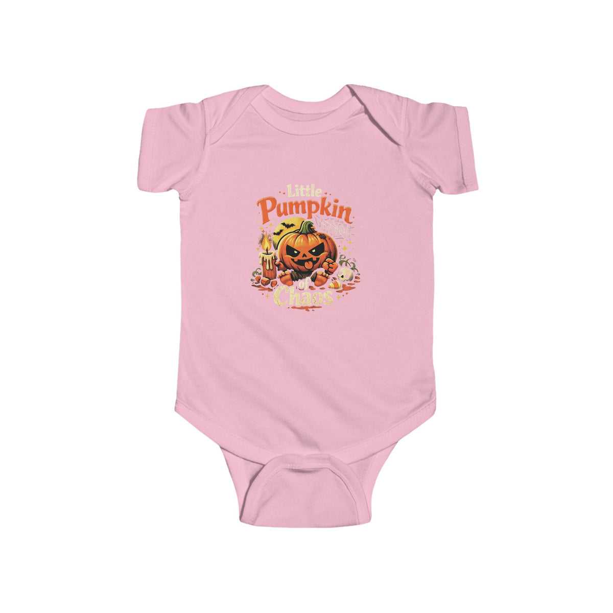 Little Pumpkin of Chaos Baby Grow – Funny Halloween Baby Outfit | Chaos Clothing™ by I Identify As™